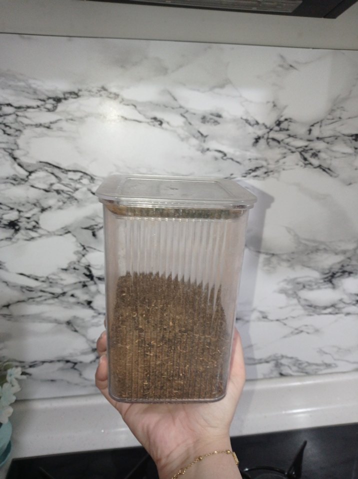 3lü cam görünümlü sert plastik kavonoz seti - Görsel 2