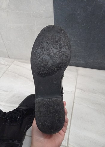 Siyah hakiki deri kadın bot - Görsel 7