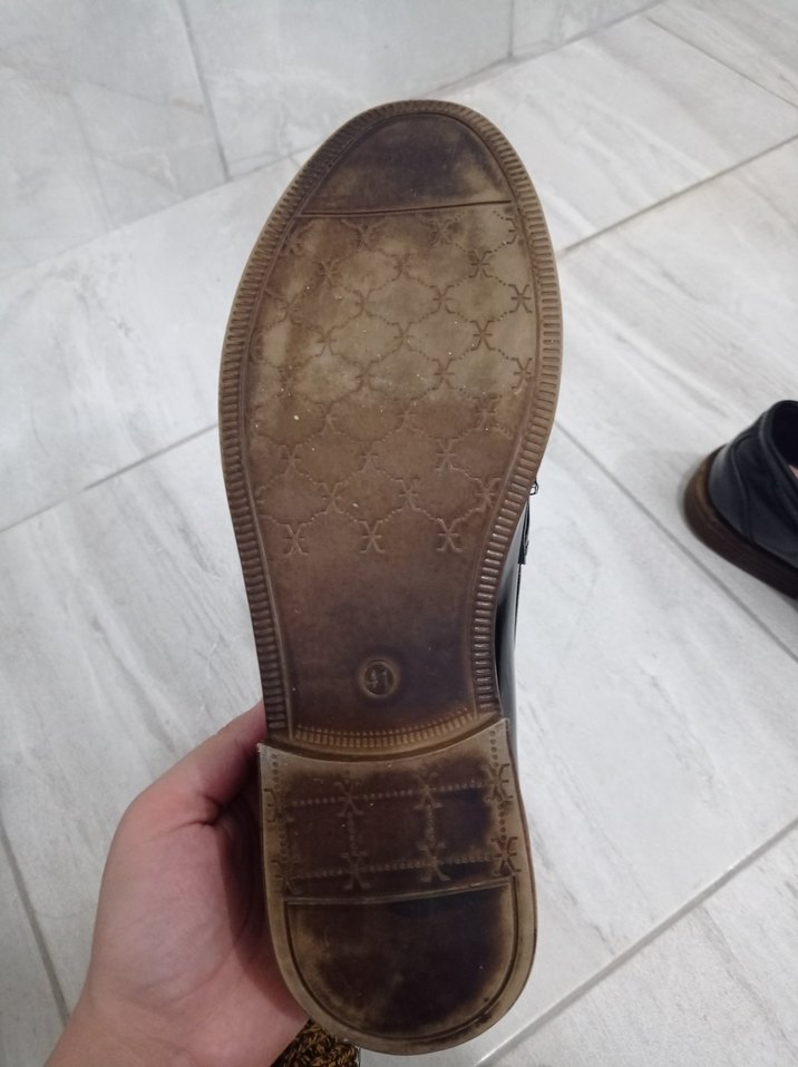 Siyah erkek kundura - Görsel 5