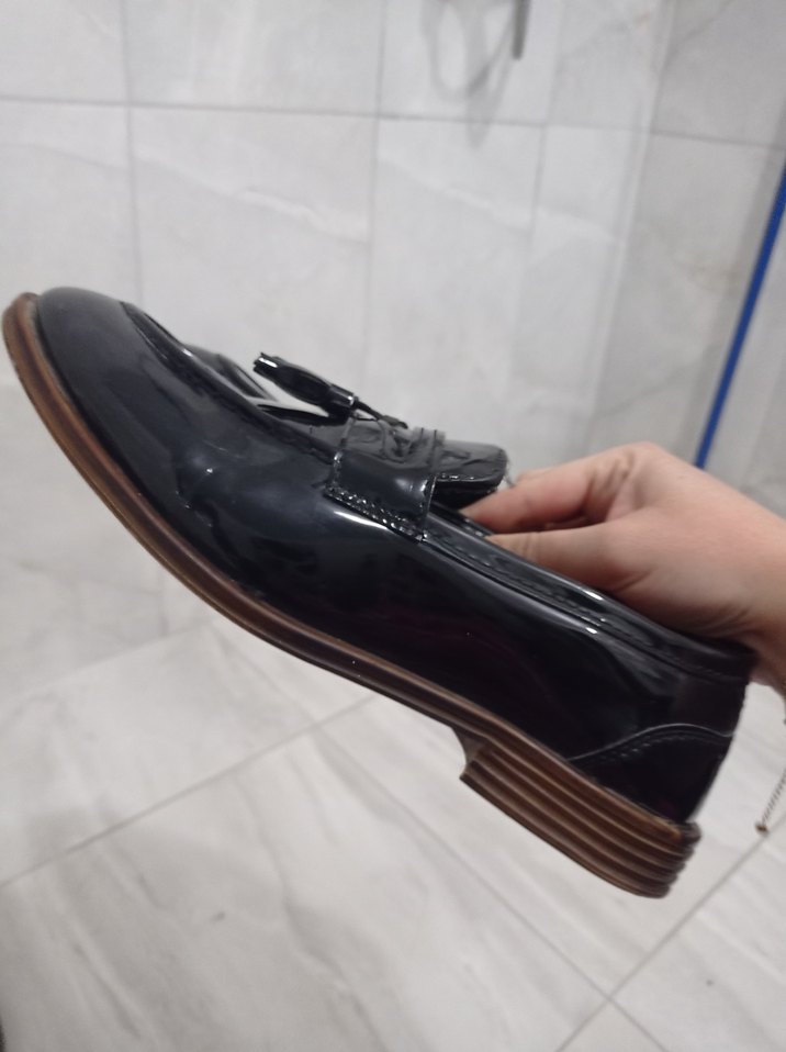 Siyah erkek kundura - Görsel 4