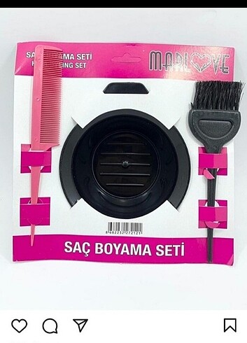 Saç boyama seti