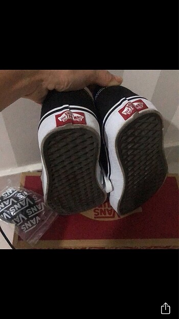36 Beden siyah Renk Vans orjınal