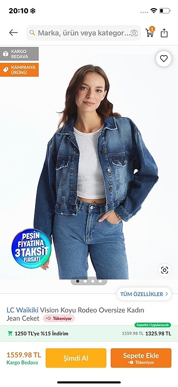 Crop Kot Ceket