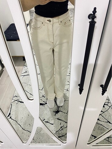 34 Beden ten rengi Renk Trendyolmilla Straight Fit Jeans
