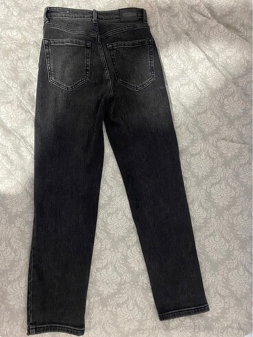 36 Beden siyah Renk Pull and bear mom jean