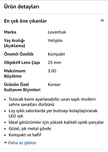 Levenhuk Broadway Opera -Tiyatro Dürbünü - Görsel 5