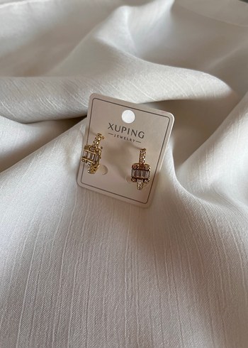 Gold kaplama baget küpe - Görsel 2