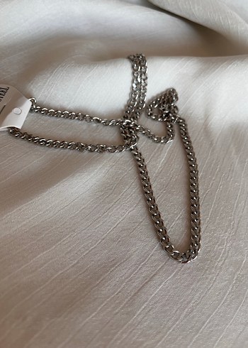 Gri Minimalist Erkek Kolye - Görsel 2