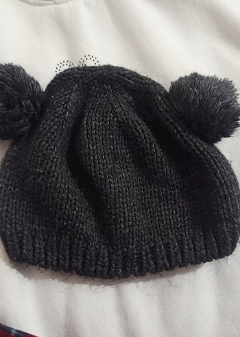 Gri Kadın Örgü Bere - Görsel 2