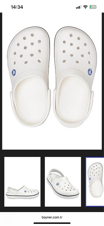 Crocs Beyaz crocs terlik