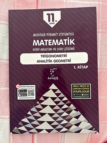 11. sınıf matematik trigonometri ve analitik geometri test kitab