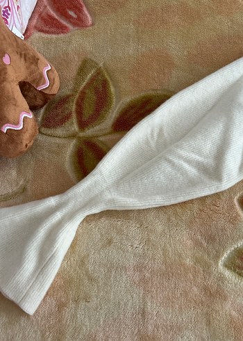 Tereyağ renkli Kadın Örgü Bisiklet Yaka Kazak - Görsel 3