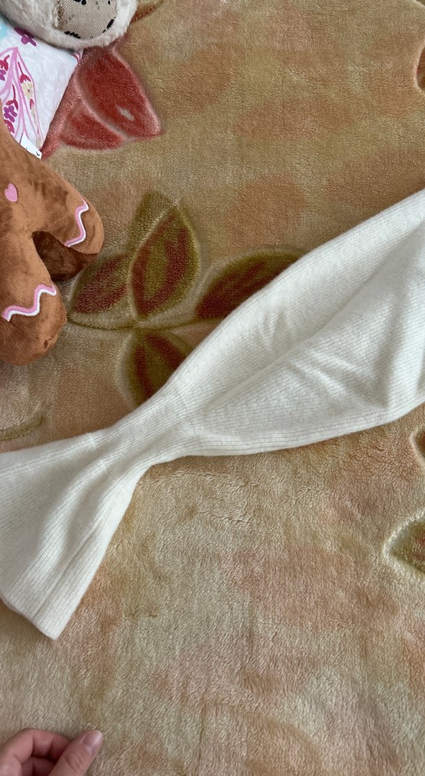 Tereyağ renkli Kadın Örgü Bisiklet Yaka Kazak - Görsel 3