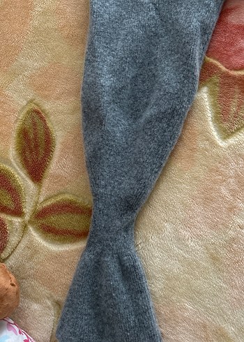 Gri Kadın Triko Kazak - Görsel 3