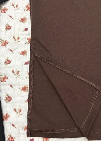 Kahverengi Uzun Kollu Kadın Sweatshirt - Görsel 2