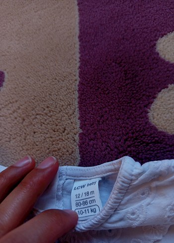 Dantel Yakalı Nakışlı Bebek Kız Kıyafet Takımı - Görsel 4