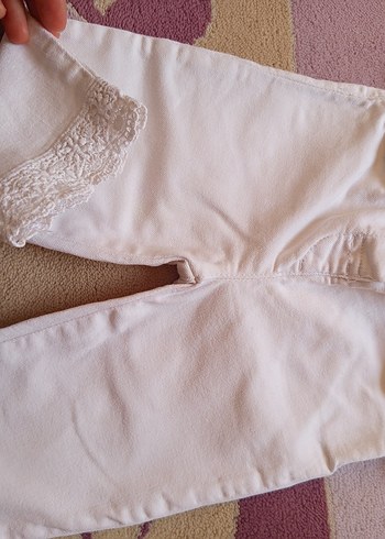 Dantel Yakalı Nakışlı Bebek Kız Kıyafet Takımı - Görsel 6