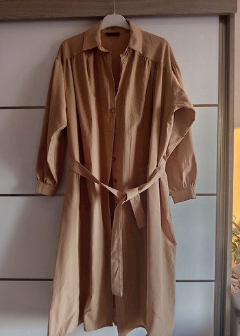 Bej Salaş Keten kap tunik - Görsel 2