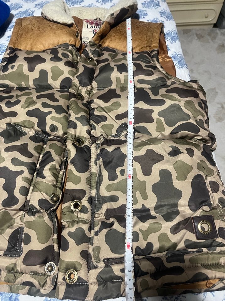 Kürk Detaylı Kamuflaj Desenli Erkek Yelek - Görsel 3