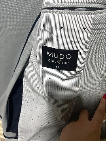 52 Beden beyaz Renk Mudo erkek blazer