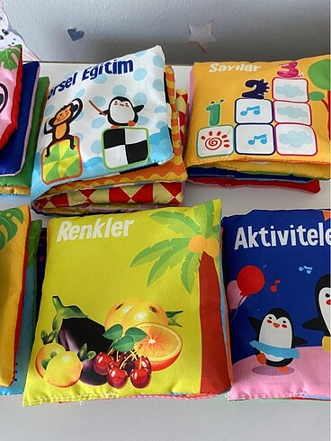 Beden Renk Hışırtılı Eğitici Kitap