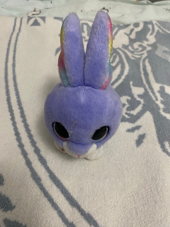 Mor Peluş Tavşan Oyuncak - Görsel 2