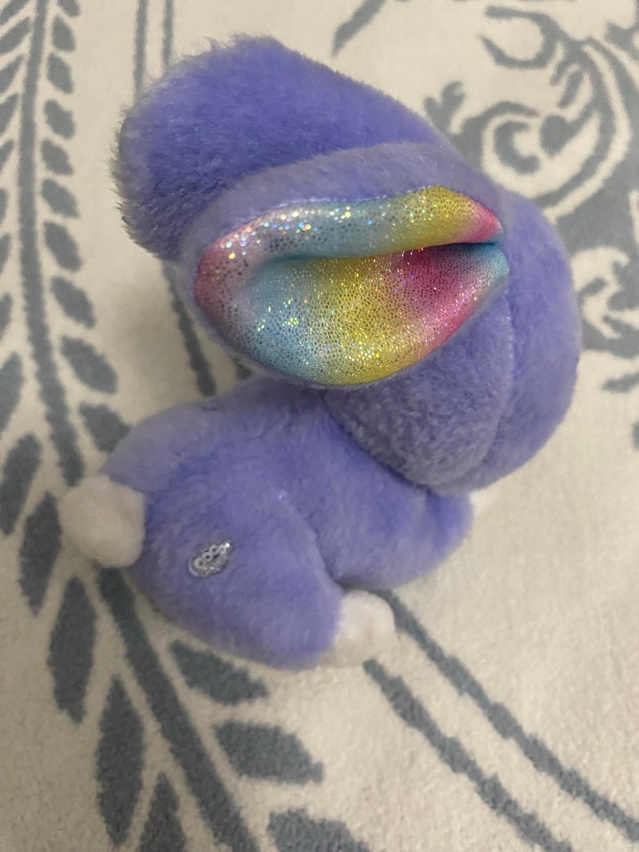 Mor Peluş Tavşan Oyuncak - Görsel 3