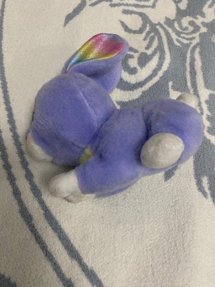 Mor Peluş Tavşan Oyuncak - Görsel 5