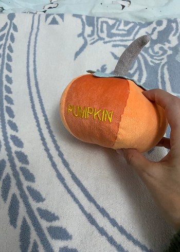 Turuncu Yüzlü Kabak Peluş Oyuncak - Görsel 2