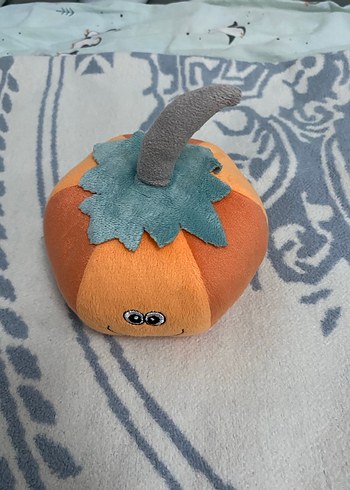 Turuncu Yüzlü Kabak Peluş Oyuncak - Görsel 5