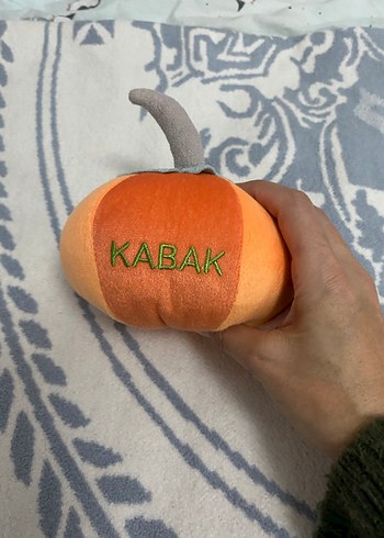 Turuncu Yüzlü Kabak Peluş Oyuncak - Görsel 3