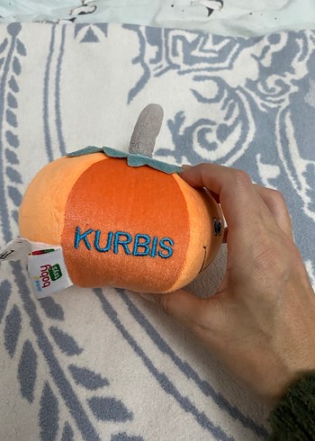 Turuncu Yüzlü Kabak Peluş Oyuncak - Görsel 4