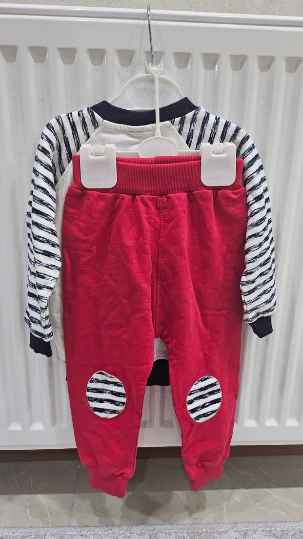 Uzun Kollu Erkek Bebek Takımı - Görsel 2
