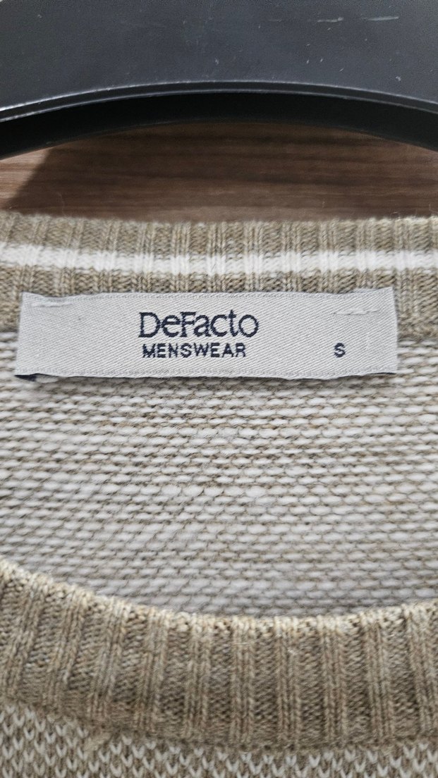 Gri Erkek Triko Bisiklet Yaka Kazak - Görsel 2