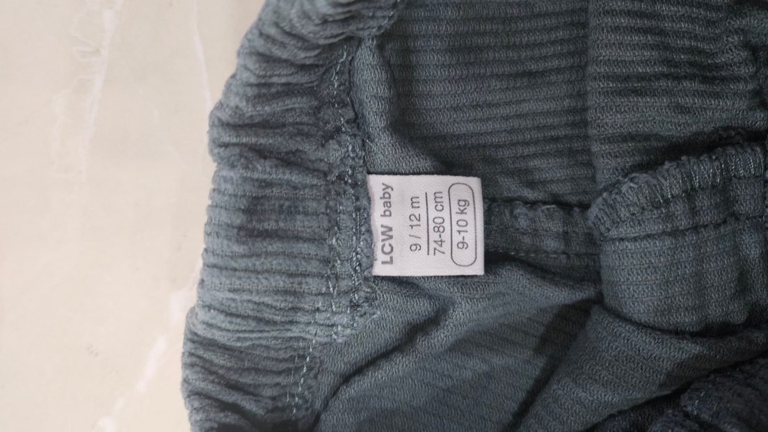 Erkek bebek kadife pantolon - Görsel 3