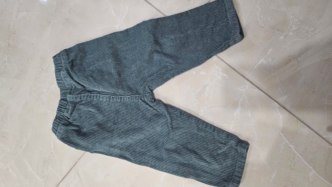 Erkek bebek kadife pantolon - Görsel 2