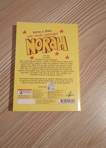  Norah - Ünlü Olmak Üzereyim! Çocuk Kitabı