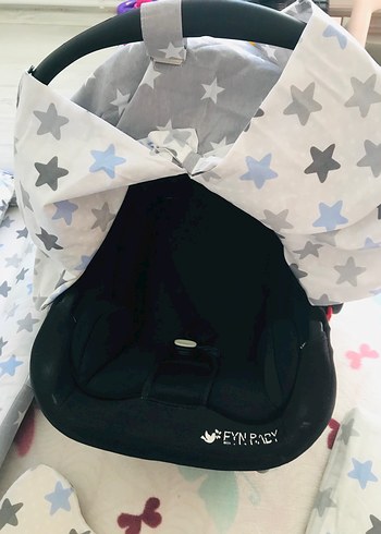 Gri Yıldız Desenli Bebek Uyku Seti - Görsel 5