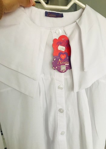 Beyaz Pamuklu Uzun Kollu Gömlek - Görsel 2