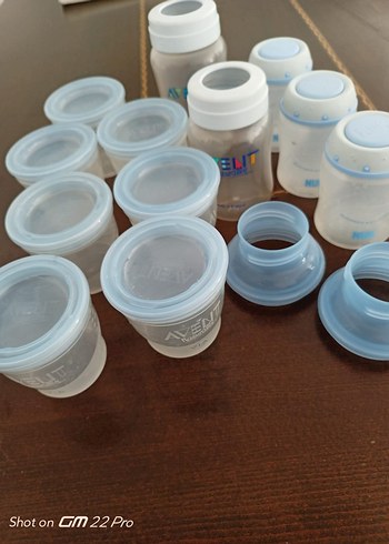 Avent marka 7*180 ml anne süt saklama kabı - Görsel 6