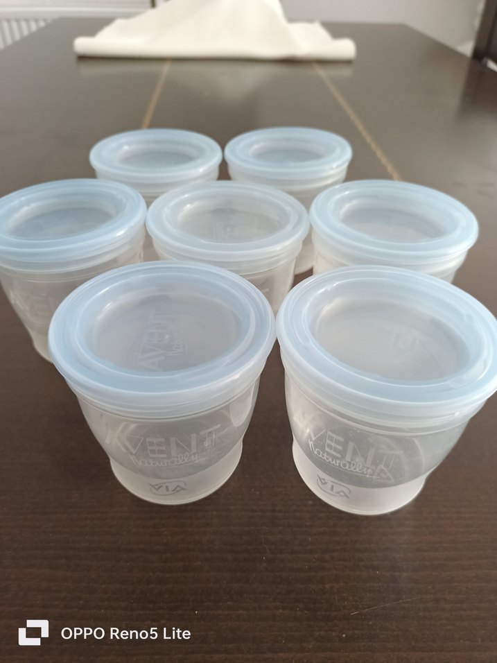 Avent marka 7*180 ml anne süt saklama kabı - Görsel 2