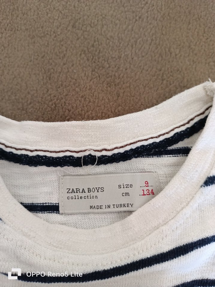 Zara Çizgili Erkek Çocuk uzun Kollu Tişört - Görsel 4