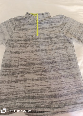 Decathlon 10 yaş Gri outdoor mont ve Polar - Görsel 8