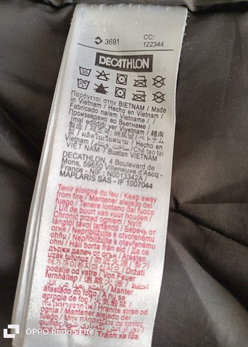 Decathlon 10 yaş Gri outdoor mont ve Polar - Görsel 4