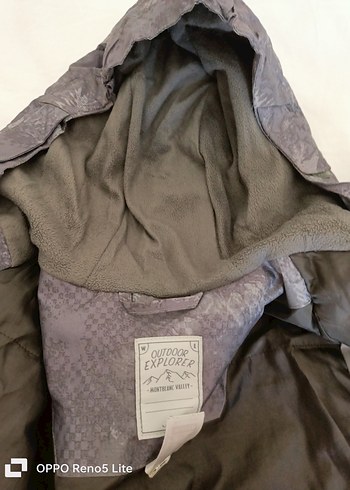 Decathlon 10 yaş Gri outdoor mont ve Polar - Görsel 6