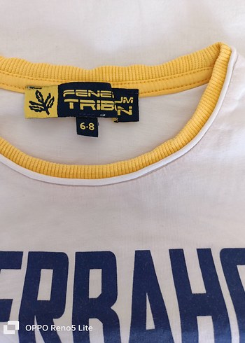 Fenerbahçe Baskılı Beyaz 2 adet Erkek Çocuk Tişört - Görsel 4