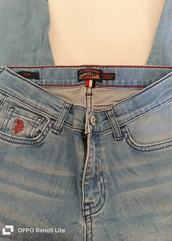 U.S.Polo marka 9/10 yaş denim erkek çocuk  Pantolon - Görsel 7