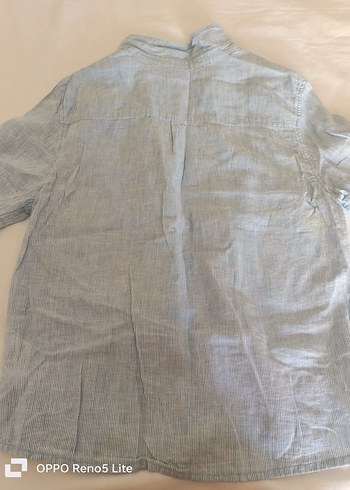 H&M Uçuk mavi Keten Erkek Çocuk  Gömlek - Görsel 2