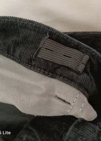 LCW siyah  Erkek Çocuk Kadife  Pantolon - Görsel 4