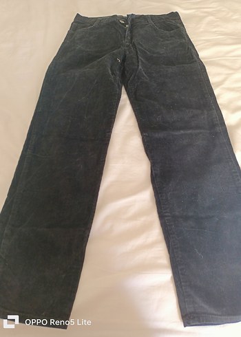 LCW siyah  Erkek Çocuk Kadife  Pantolon - Görsel 3